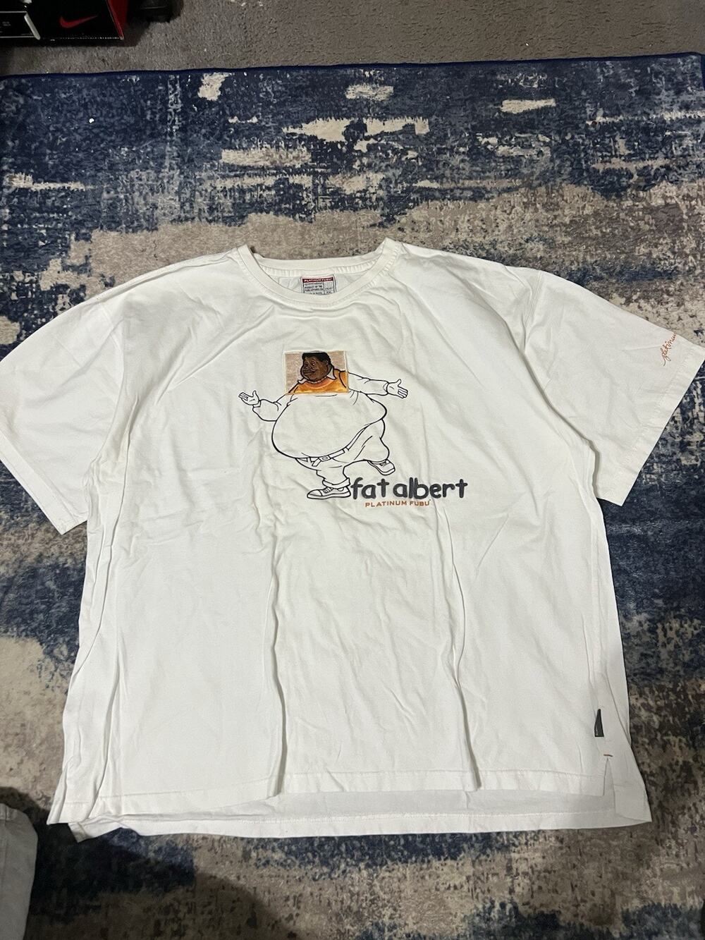 Size 2XL-VTG 90s Platinum Fubu Fat Albert Graphic Tee Korea Single Stitch NWOT
